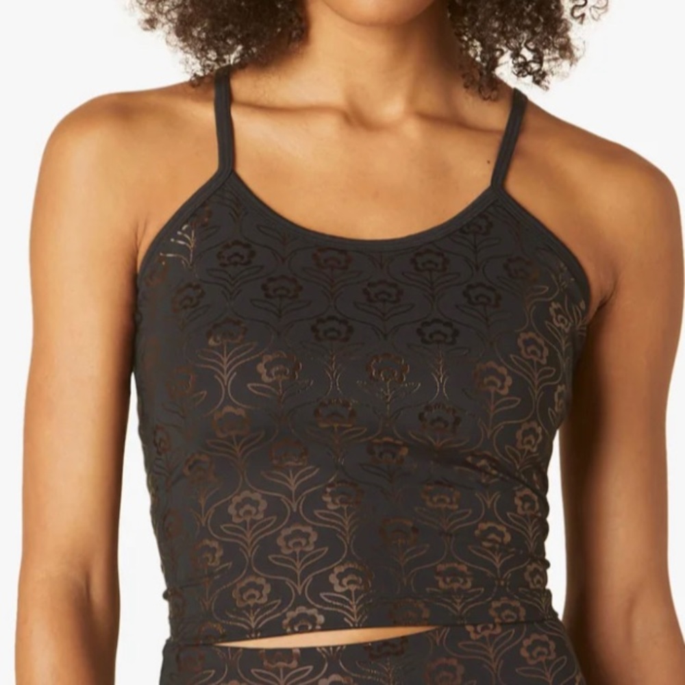 SOLD! Beyond Yoga PowerShine No Limits Cropped Tank